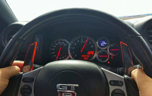 R35 GTR Fiberglass composite extended paddle shifters